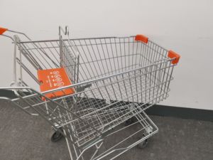 Carritos de Compra Dika para Comercios Minoristas, Carrito de Compra de Metal de 4 Ruedas para Supermercado - Product Image 2