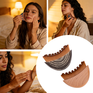 Brocha Facial Contorno Linfático Personalizada de Fábrica <span class=keywords><strong>para</strong></span> Anti-Hinchazón, Desintoxicación <span class=keywords><strong>y</strong></span> Lifting, Mejora la Luminosidad de la Piel, Brocha de Maquillaje de Alta Absorción - Product Image 6