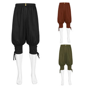 Pantalones <span class=keywords><strong>Pirata</strong></span> para <span class=keywords><strong>Mujer</strong></span>, Disfraz Medieval Renacentista, Pantalones Holgados, Disfraz de Jinete, Campesino, Desembarazados, Pantalones Bombachos - Product Image 1