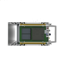 Boîtier de contrôle RDEKONO 19" 3U 6U PXI CPCI ATCA VPX avec guide de carte, indice de protection IP66, en aluminium extrudé pour applications ferroviaires et aérospatiales
