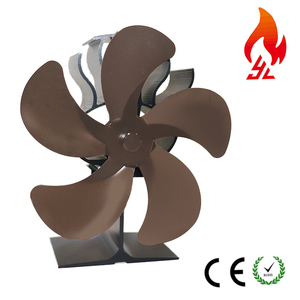 Ventilateur de poêle à bois 2021, mise à niveau silencieuse, 5 lames, chauffage par chaleur, brûleur de bûches, poêle et foyer, respectueux de l'environnement - Product Image 5