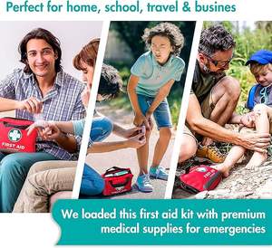 Trousse de premiers soins médicale portable avec fournitures médicales d'<span class=keywords><strong>urgence</strong></span> - Product Image 4