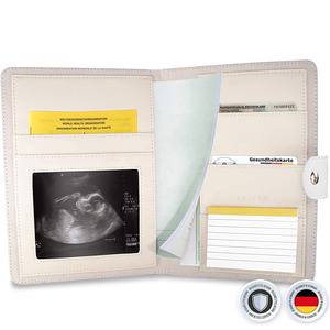 Trending PU Mother-Child Passport Sleeve Cover Mutterpasshulle Organizador con Heft Felt Mutterpass Book con características de tendencia - Product Image 2