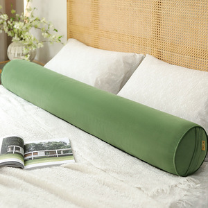 Hotel-Grade Teal Blue Long Body Memory Foam <strong>Bolster</strong> <strong>Pillow</strong> Comfortable Knitted Cuddle <strong>Bed</strong> for Everyday Use Adults - Product Image 6