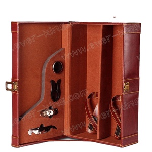 High Quality Wholesale Cheap Crocodile Leather Wine Box Magnum Wine Wooden Box Cardboard Wine Box Inserts