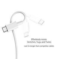 Kabel isi daya Cepat USB tipe C, paket ritel 60W 20V 3A USB Tipe C, pengisian daya Data 20W 9V 2,22 A 100 buah/tas dengan pelindung Foil untuk ponsel IOS