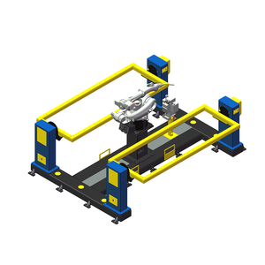 Station de travail robotisée automatique neuve pour le traitement des métaux, mode soudage, pour la soudure de poutres en acier et de structures linéaires - Product Image 1