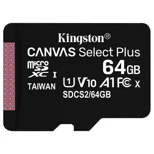 Original Kingston Memory Card 128GB 32GB Micro TF sd card 64GB 256GB SD Flash Card 512gb SDCS2 upto 100MB/S Class10 for PC Phone