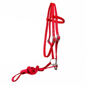 Hochwertige Reitherställe Pferdezubehör Nylonhalfter kundenspezifische Pferdezitren mit Stücken - Product Image 2