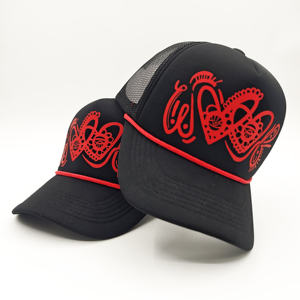 Casquette de camionneur en mousse personnalisée de haute qualité avec broderie sur mesure et corde, fabriquée par le fabricant - Product Image 3