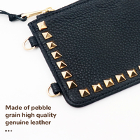 Sac à bandoulière de luxe en cuir véritable pour téléphone portable, pochette de cou, portefeuille, sac à main