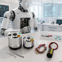 Actionneur de robot humanoïde compatible CANopen EtherCAT, actionneur de joint de robot creux à couple élevé pour applications robotiques