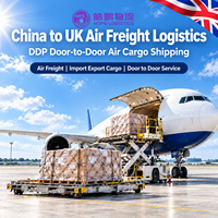 Transitaire aérien Chine-Royaume-Uni, agent d'expédition aérienne, services logistiques porte-à-porte DDP pour la livraison de marchandises import-export