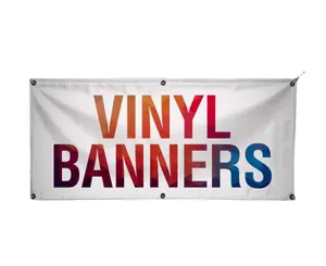 Ai-Mich custom promotional flags silk screen printing advertising polyester beach banner with logo