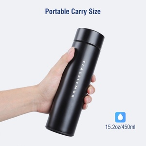 Smart LED Insulated Travel Cup Stainless Steel Temperature Display <b>Bottle</b> Tea Strainer for Coffee Tea Direct Drinking <b>Flask</b> Cup - Product Image 2