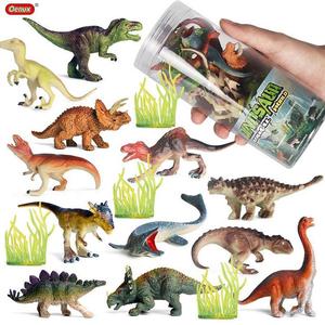 Yxs baril dinosaure jouet simulation solide mini Marine ferme volaille animal modèle ensemble marché de <span class=keywords><strong>nuit</strong></span> décrochage - Product Image 3
