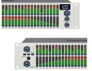 Ecualizador Digital Profesional GPUB EQ-312 2U, Ecualizador Estéreo con Pantalla de Espectro Gráfico Dual, Ecualizador de 31 Bandas para Producción Musical - Product Image 5