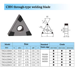 Primecrafted wnga tnga cnga thông qua loại Hàn CBN lưỡi - Product Image 3