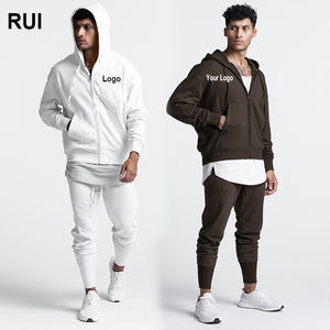 Venta al por mayor 2024 Ropa Deportiva Casual Entrenamiento Chándal 2 PCS Jogger Wear Liso Logotipo Personalizado Hombres Chándal Para Hombres - Product Image 1