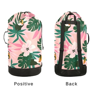 Trendy Design Custom Storage Home Folding <b>Water</b> Resistant Large Capacity Laundry Backpacks - Product Image 5