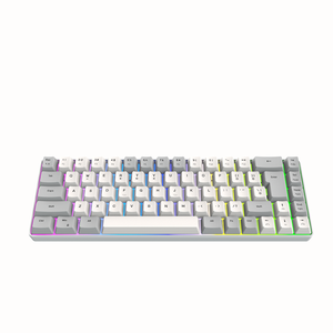 K701 Toetslijn Scheiding 68 Toetsen Bedraad 60 Procent Mini Toetsenbord Dual Color Rgb Lichtgevende Computer Gaming Toetsenbord - Product Image 2