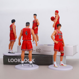 Xrh โมเดลตัวละครพีวีซี5ชิ้น/เซ็ต18ซม. ของสะสมของเล่นอนิเมะสแลมดังก์ - Product Image 4