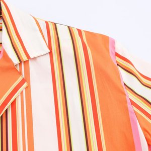 SHENZHU Wanita 2025 Musim Panas Seri Fashion Chic Baru Blus Gaya Piyama Vintage Lengan Panjang Kemeja Wanita Blusas Atasan Chic - Product Image 5