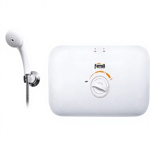 Calentador de agua eléctrico instantáneo sin tanque RITA, calentador de agua caliente para ducha de baño montado en la pared para el hogar - Product Image 1