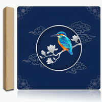 Tapis de Mahjong en Néoprène Personnalisé avec Logo, Style Chinoiserie, Tapis de Mahjong Américain de Luxe, Tapis de Jeu de Mahjong Pliable et Durable, Nappe de Table
