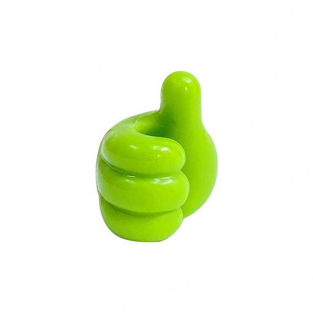 Creative Adhesive Thumb Wall Hooks for Hanging Multi-Function Self-Adhesive Thumb Cable Clip