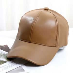 หมวกเบสบอลหนังปักลายคุณภาพสูง 6 แผง แบบกำหนดเอง ขายส่งจากโรงงาน - Product Image 1