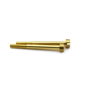 M3 M4 M6 M8 M10 Din84 Brass Một phần Chủ Đề Rãnh Hình Trụ Pho Mát Đầu Vít - Product Image 6