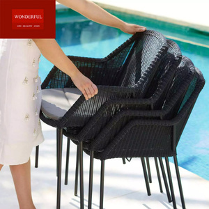<span class=keywords><strong>Silla</strong></span> de Comedor de Ratán para Exterior de Estilo Europeo Moderno a Precio de Mayoreo - Product Image 5
