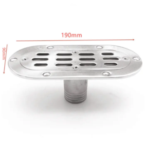 Quincaillerie marine en acier inoxydable de haute qualité nouvelle condition réservoir évent Bimini capuchon supérieur ovale Yacht <span class=keywords><strong>sortie</strong></span> de vidange de sol - Product Image 2