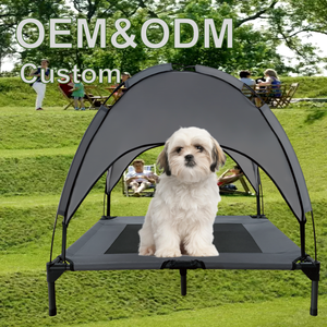 Cama Elevada para Perros, para Interiores y Exteriores, de Tela Oxford Lavable, para Todas las Estaciones, Proveedor Personalizado de Fábrica, Fabricante ODM OEM - Product Image 3