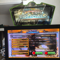 Nouvelle machine de jeu d'arcade de tir électronique, grande simulation, avec deux pistolets, thèmes Maison hantée, Alien, Guerre du Vietnam
