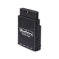 Adaptateur récepteur Bluetooth BlueRetro pour manette PS1 PS2, convertisseur audio-vidéo, communication filaire en plastique, style rétro bleu