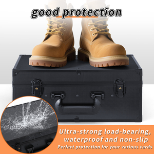 Khung nhôm thể thao slab thẻ trường hợp 4 Hàng phân loại thẻ lưu trữ cho PSA/BGS, EVA bọt kim loại thẻ kinh doanh hộp - Product Image 5