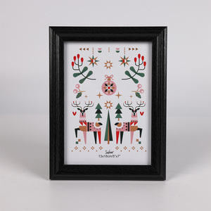 Marco de <span class=keywords><strong>Fotos</strong></span> de Madera MDF Personalizable en Negro, Blanco y Gris, Varios Tamaños 10x15 <span class=keywords><strong>13x18</strong></span> 20x25cm, Marco para Exhibición de <span class=keywords><strong>Fotos</strong></span> de Escritorio - Product Image 2