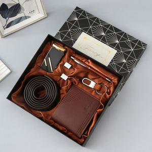 Promotional Wholesale <b>Gift</b> <b>Sets</b> Business <b>Sets</b> Male Wallet Belt and Watch <b>Gift</b> Box <b>Set</b> for Father's Day - Product Image 3
