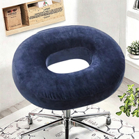 Coussin de siège ergonomique orthopédique personnalisable, portable, en mousse à mémoire de forme, rafraîchissant, antibactérien, amovible, lavable et tricoté
