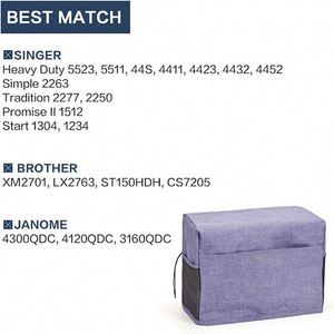 BSCI Factory Automatic <b>Sewing</b> Machine Parts Supplies Storage Dust Pouch Roll Top <b>Sewing</b> Machine Cover <b>Bags</b> - Product Image 5
