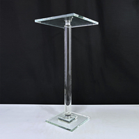 60cm Hauteur Fleur Stand Lustre De Mariage Table Cristal Pièce Maîtresse MH-Z0485