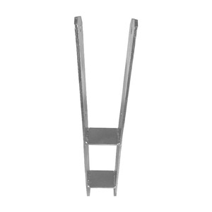 Anclaje de tierra de soporte de poste H galvanizado de 600 mm de longitud para valla pérgola cochera - Product Image 3