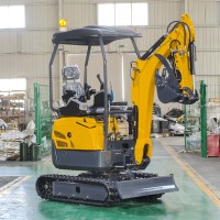 Mini-excavatrice de 1,5 tonne, certifiée CE, norme européenne, fonctionnement confortable, forte force de creusement