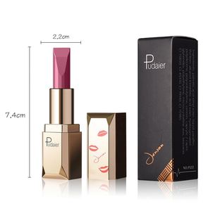 Maquillaje impermeable labio Color Stick desnudo pigmento cosmético Rouge a Levre Mat pintalabios 26 Color mate lápiz labial - Product Image 2