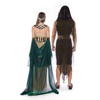 Costume de pharaon égyptien pour adultes, vente en gros d'usine, robes de carnaval pour vêtements de télévision, vêtements OEM/ODM