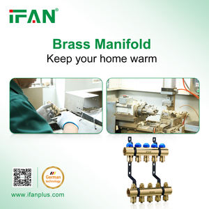 IFAN PEX calefacción por <span class=keywords><strong>suelo</strong></span> <span class=keywords><strong>radiante</strong></span> accesorios de plomería personalizados 2 <span class=keywords><strong>3</strong></span> 4 5 vías piezas radiantes colector de latón - Product Image 6