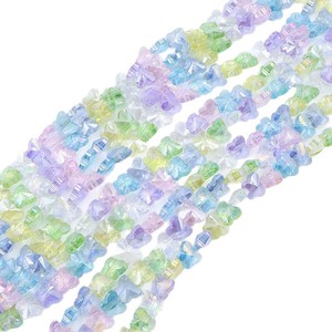 Crystal Butterfly Glass Beads 10mm Faceted Scattered Beads For Diy Bracelet And Phone Chain - Product Image 4