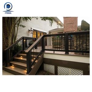 Optima Garde-corps d'escalier en titane doré de style luxe léger, design en verre assemblé, garde-corps de style tendance sur <span class=keywords><strong>internet</strong></span> - Product Image 2